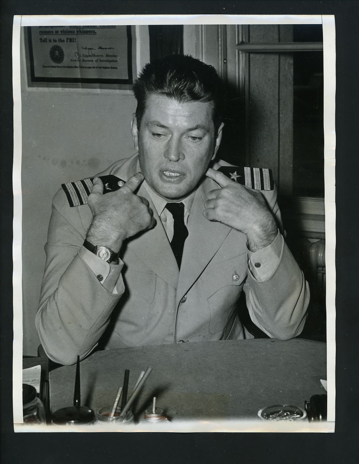 Retired Champion Boxer & now Navy Commander Gene Tunney 1944 Press Photo Poster painting Boxing