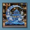 Crystal Crescent Castle - Partial Special Shaped Diamond Painting 30*30cm