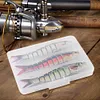 3Pcs Sinking Wobblers Fishing Lures Multi-Section Hard Bait for Pike Bass Trout