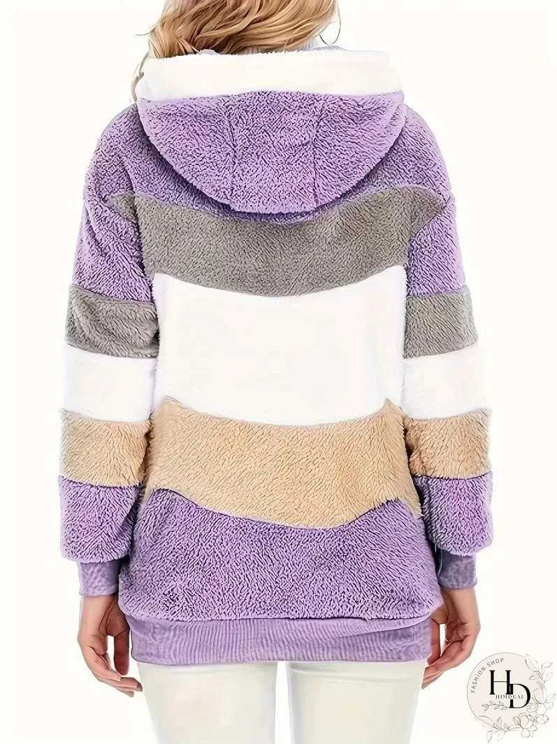 Trendy Tie-Dye Hooded Jacket