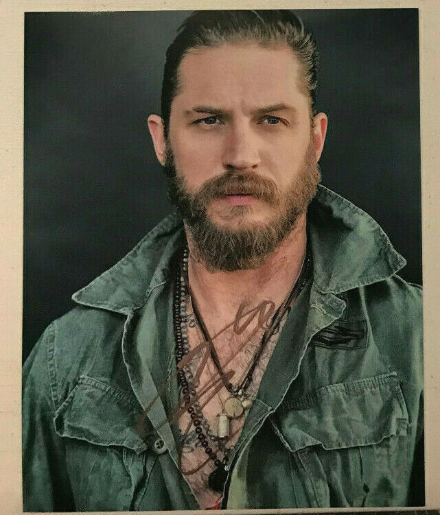 Tom Hardy Actor (Venom) Hand Signed Autographed 8x10 Photo Poster painting w/hologram COA! RARE