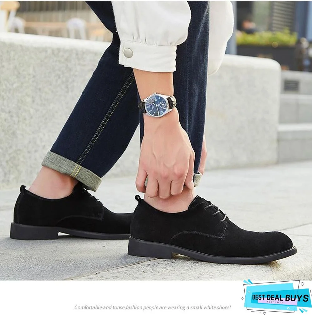 Men British Style Breathable Formal Leisure Flats Shoes