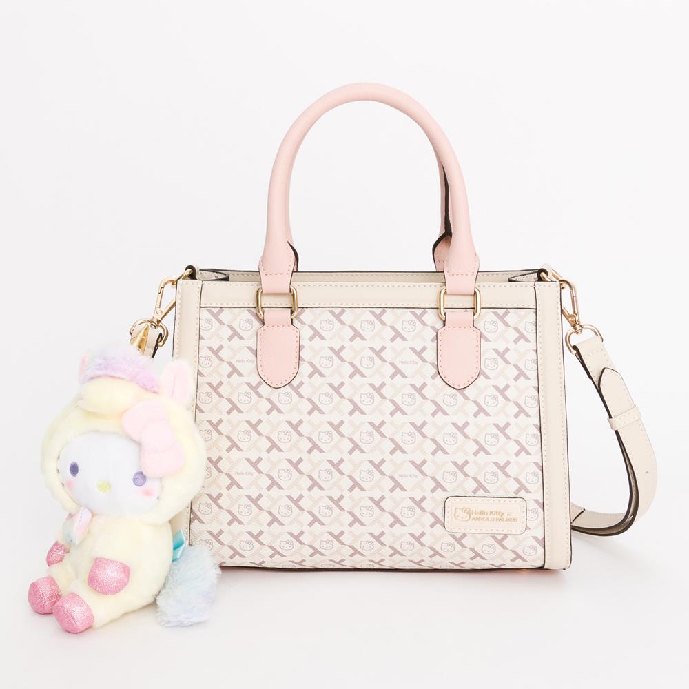 Arnold Palmer X Hello Kitty FACE Handbag Shoulder Bag W/ Long Strap 3-Layer Ladies Women A Cute Shop - Inspired by You For The Cute Soul 