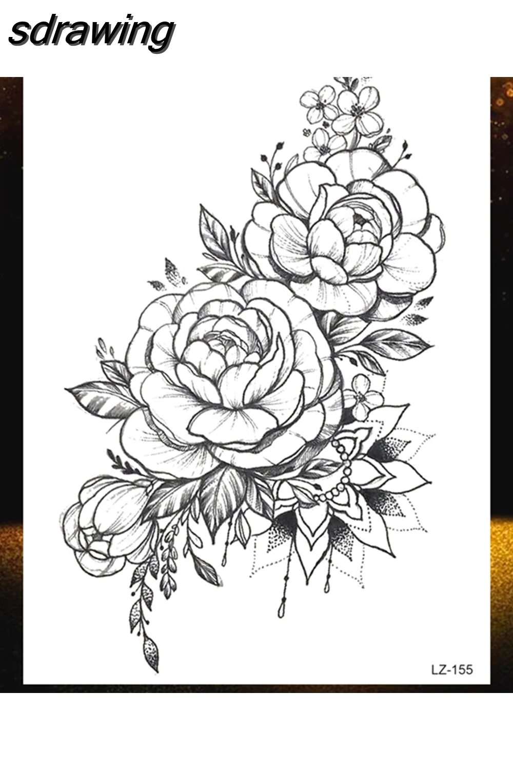 sdrawing Wolf Forest Temporary Tattoos For Children Tiger Geometric Fake Tatoos Mountain Triangle Elk Tatoo Sticker Body Art