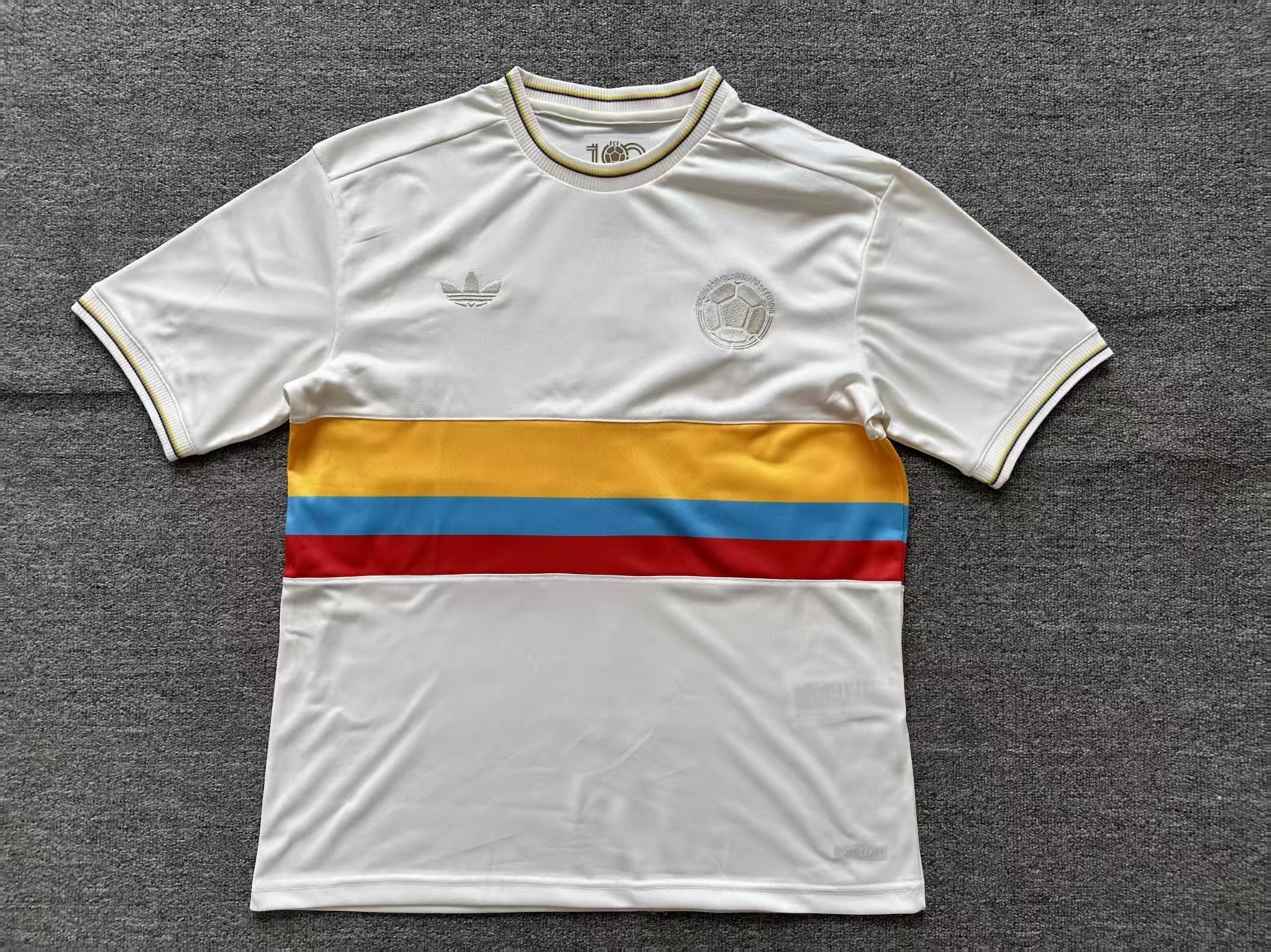 2025 Colombia National Team 100th Anniversary Edition white Football Shirt
