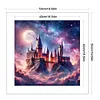 Castle-11CT Stamped Cross Stitch 50*50cm/19.69*19.69in