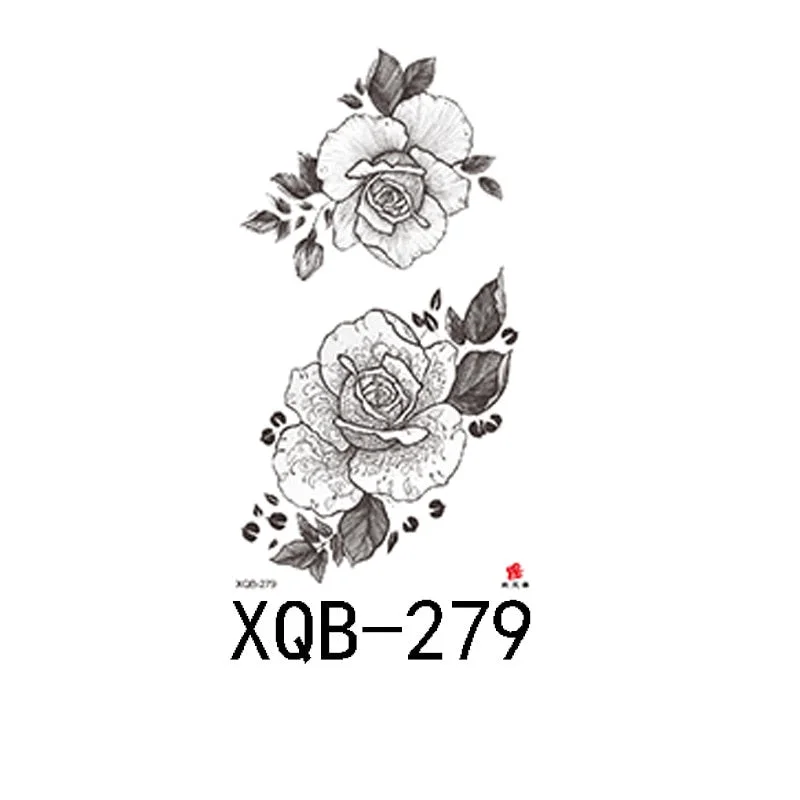 Small Full Arm Waterproof Tattoo Sticker Half Arm Arm Painted Flower Animal Arm Lasting European and American Tattoo Sticker