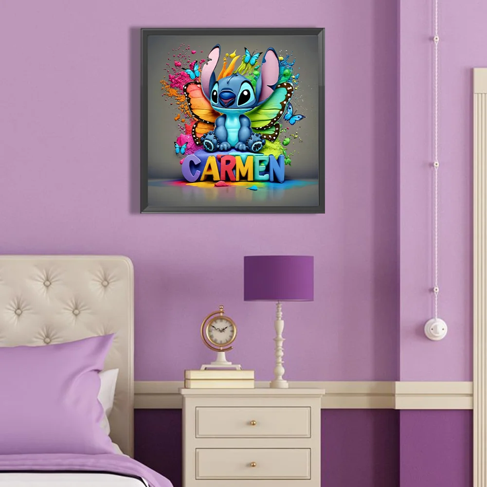Full Round Diamond Painting 40*40cm - Butterfly Stitch