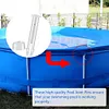 12 Pack Pool Joint Pin with Rubber Seals Kit Long Pool Pin for Above Ground Pool