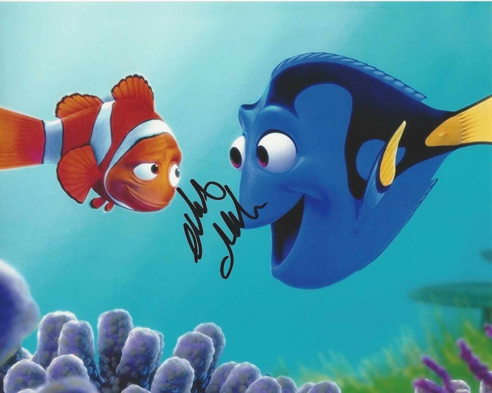 ALBERT BROOKS SIGNED 'FINDING NEMO' 8x10 MOVIE Photo Poster painting w/COA VOICE ACTOR COMEDIAN