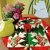 Fabric Christmas Placemat Template- With Tutorial