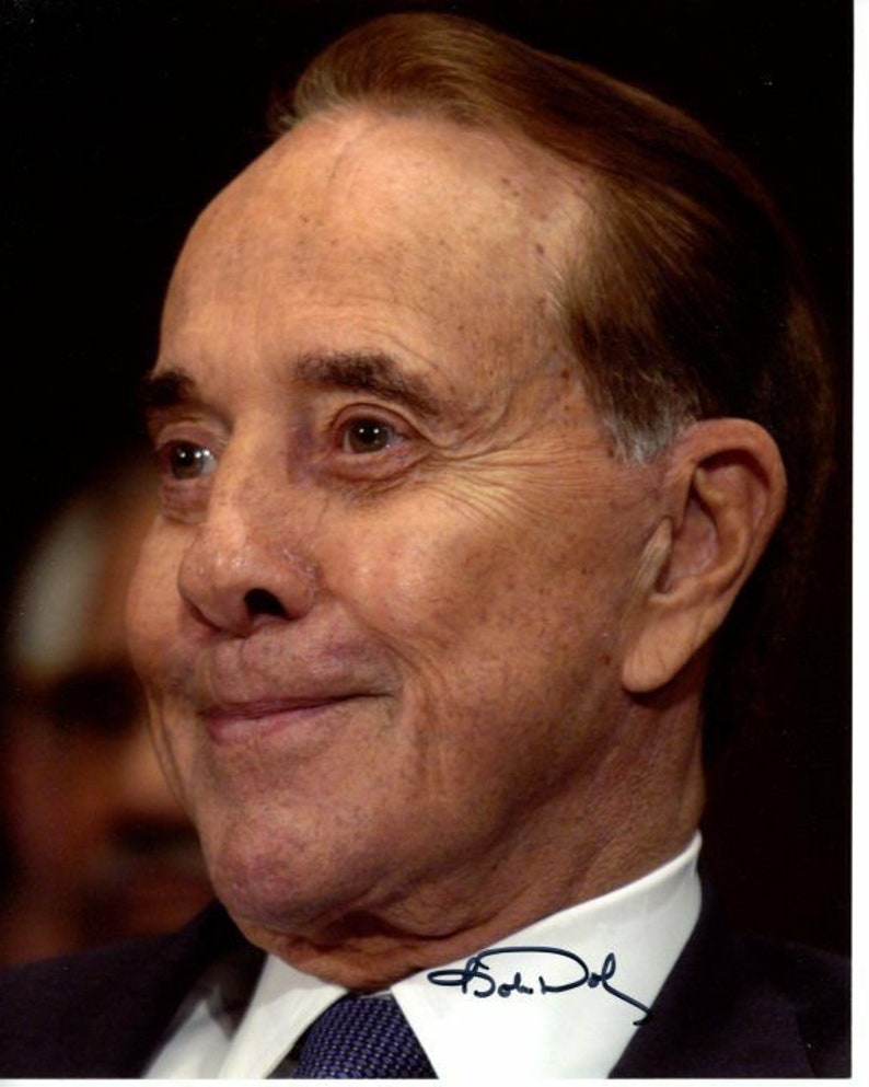 Bob dole signed autographed 8x10 Photo Poster painting