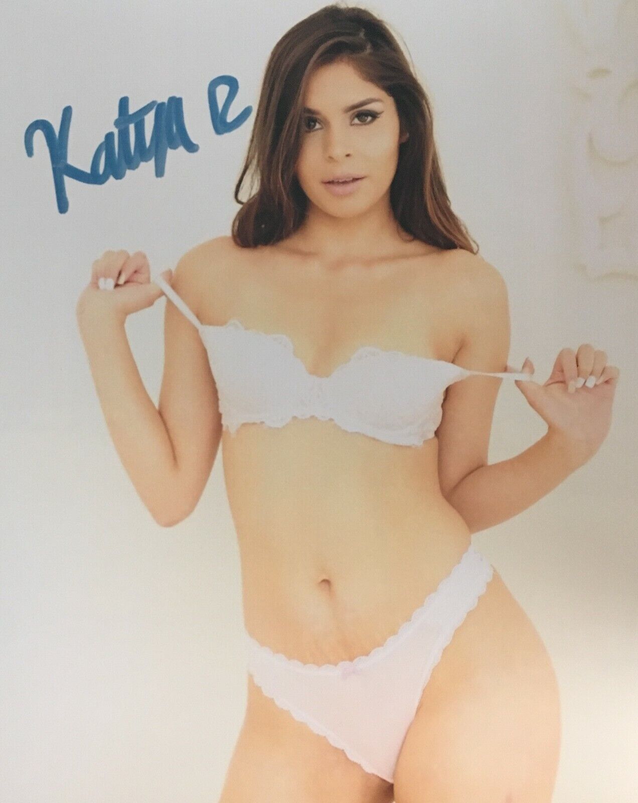 Katya Rodriguez Super Sexy Hot Adult Model Signed 8x10 Photo Poster painting COA Proof E3