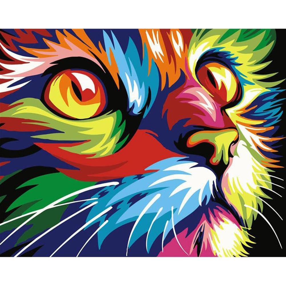 

35*45CM - Cat - Square Drill Diamond Painting, 501 Original