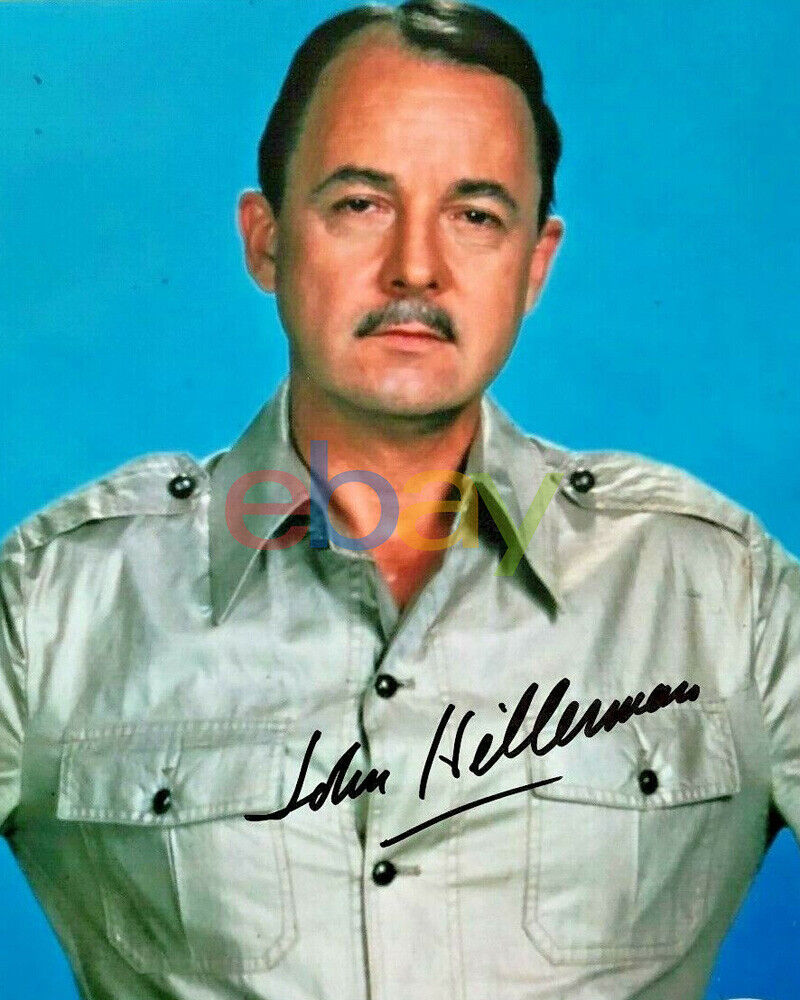 JOHN HILLERMAN SIGNED 8X10 MAGNUM P.I. Photo Poster painting reprint