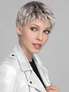 Short Llight Champagne Rooted Pixie Cut Wigs