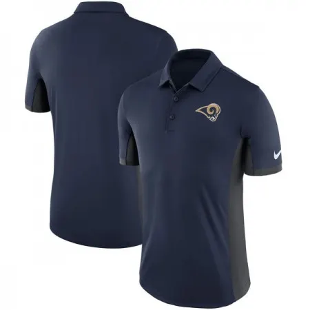 Men's Los Angeles Rams  Navy Evergreen Polo