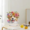 Acrylic Flower Puppy - 5D DIY Craft Ornament