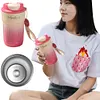 420ML Thermos Bottle Stainless Steel Coffee Cup Vacuum Flask for Hot Cold Drinks