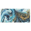 Blue Fluid - Round Drill Diamond Painting - 80*40CM - Large Size