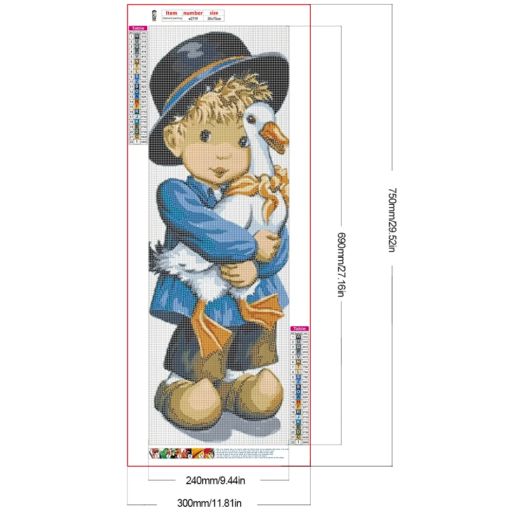 Diamond Painting - Full Round Drill - Kid(Canvas|30*75cm)