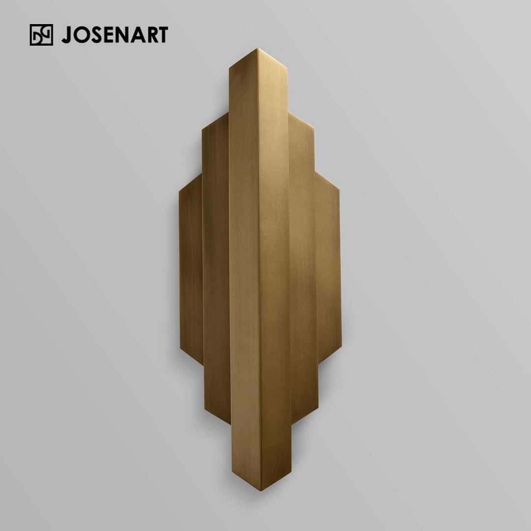 Post Modern All Copper Wall Sconce