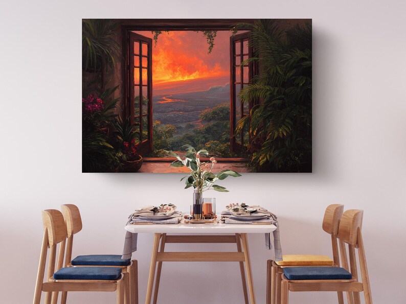 Hawaiian Sunset Canvas Wall Art