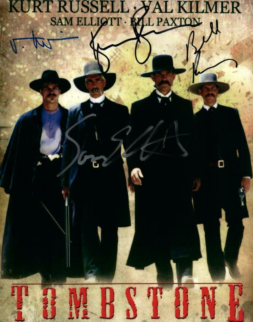 Sam Elliott Russell Paxton Kilmer autographed 8x10 signed Photo Poster painting Picture and COA