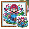 Super Mario-11CT Stamped Cross Stitch 40*40cm/15.75*15.75in tapestrymarket