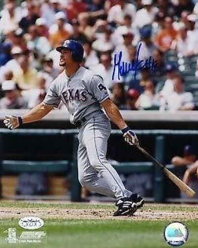 Gabe Kapler Rangers Signed Jsa Cert Sticker 8x10 Photo Poster painting Autograph Authentic