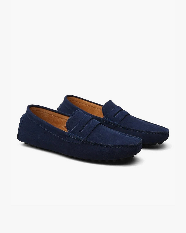 Suede Driver Loafers QueenFunky