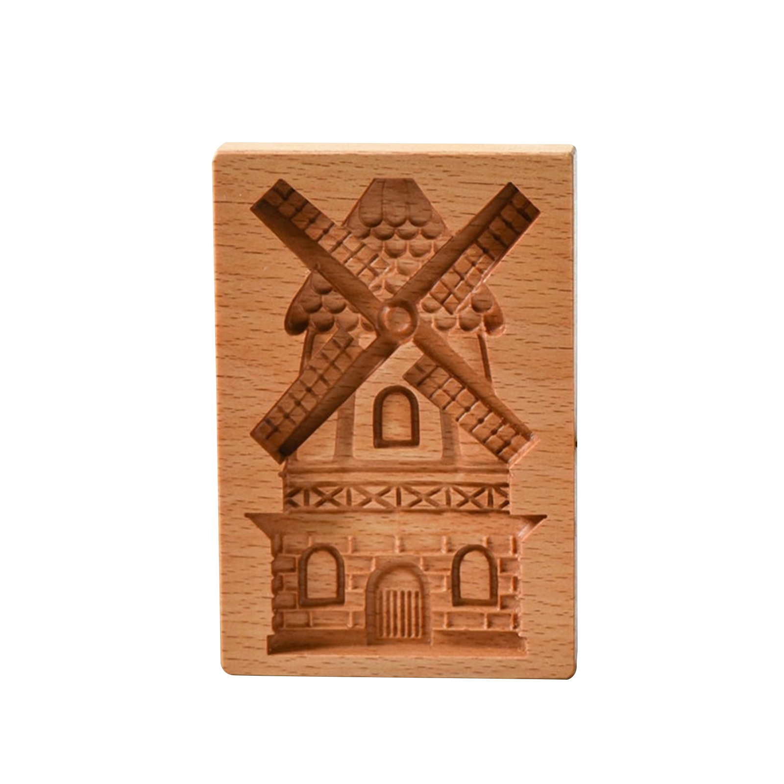 

Cookie Mold Cutter - Carved Wooden Gingerbread Cookie Molds for Baking, 501 Original
