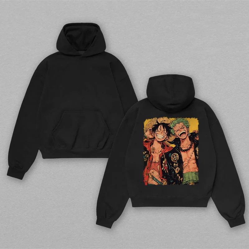 One Piece Anime Printed Men's Hoodie