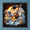 Diamond Painting-DIY Full Round Drill Western Elements Guitar And Horse