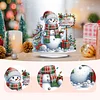 Christmas Print DIY Diamond Painting Desktop Ornaments Kit Table Decor