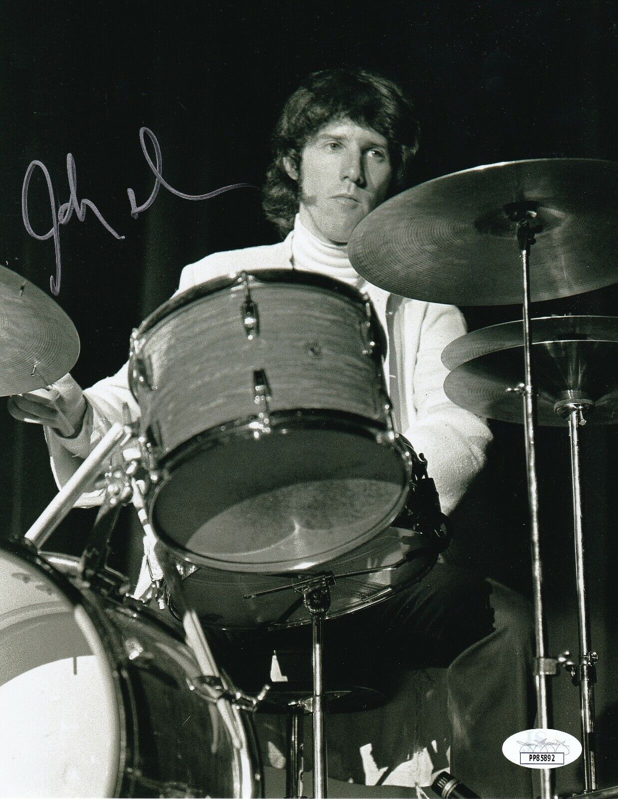 John Densmore drummer The Doors REAL hand SIGNED Photo Poster painting #2 JSA COA Autographed