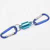 Outdoor lure fishing magnetic telescopic buckle, magnetic quick-release outdoor carabiner, elastic lanyard, anti-loss wrist strap buckle