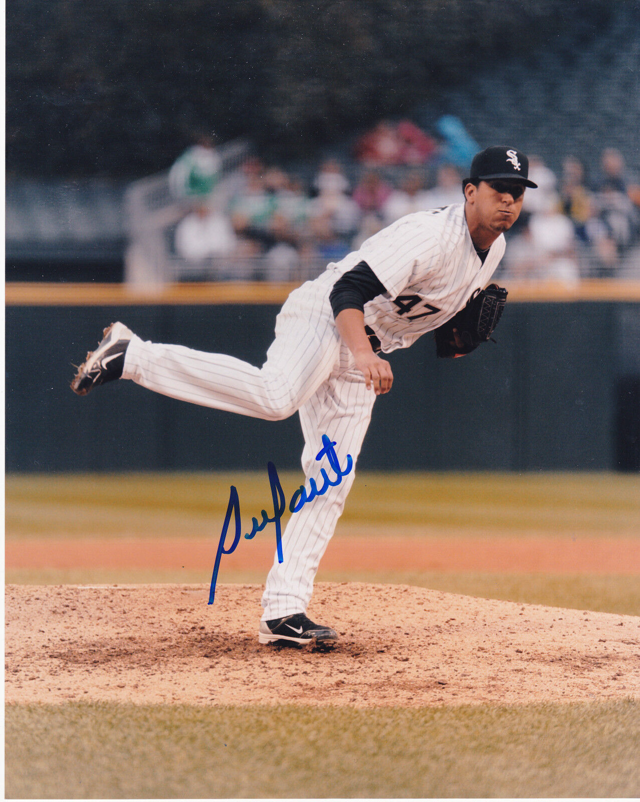 GREGORY INFANTE CHICAGO WHITE SOX ACTION SIGNED 8x10