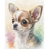 Chihuahua Dog-11CT Stamped Cross Stitch 40*50cm/15.75*19.69in