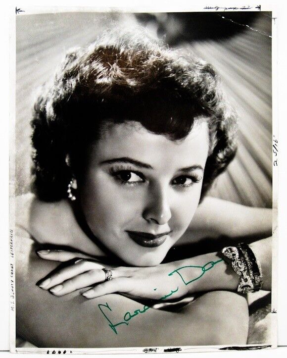 Vintage LARAINE DAY Signed Photo Poster painting - Oversized