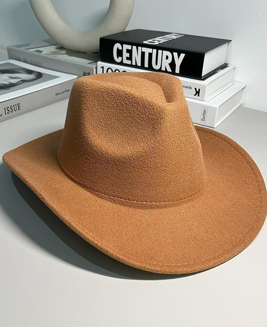 Casual Retro Solid Color Jazz Curved Eaves Sunshade Hat