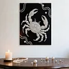 (30x40cm)Crab DIY Pearl Painting Framed Grape Handmade Pearl Material Art Kit Living Room Decor