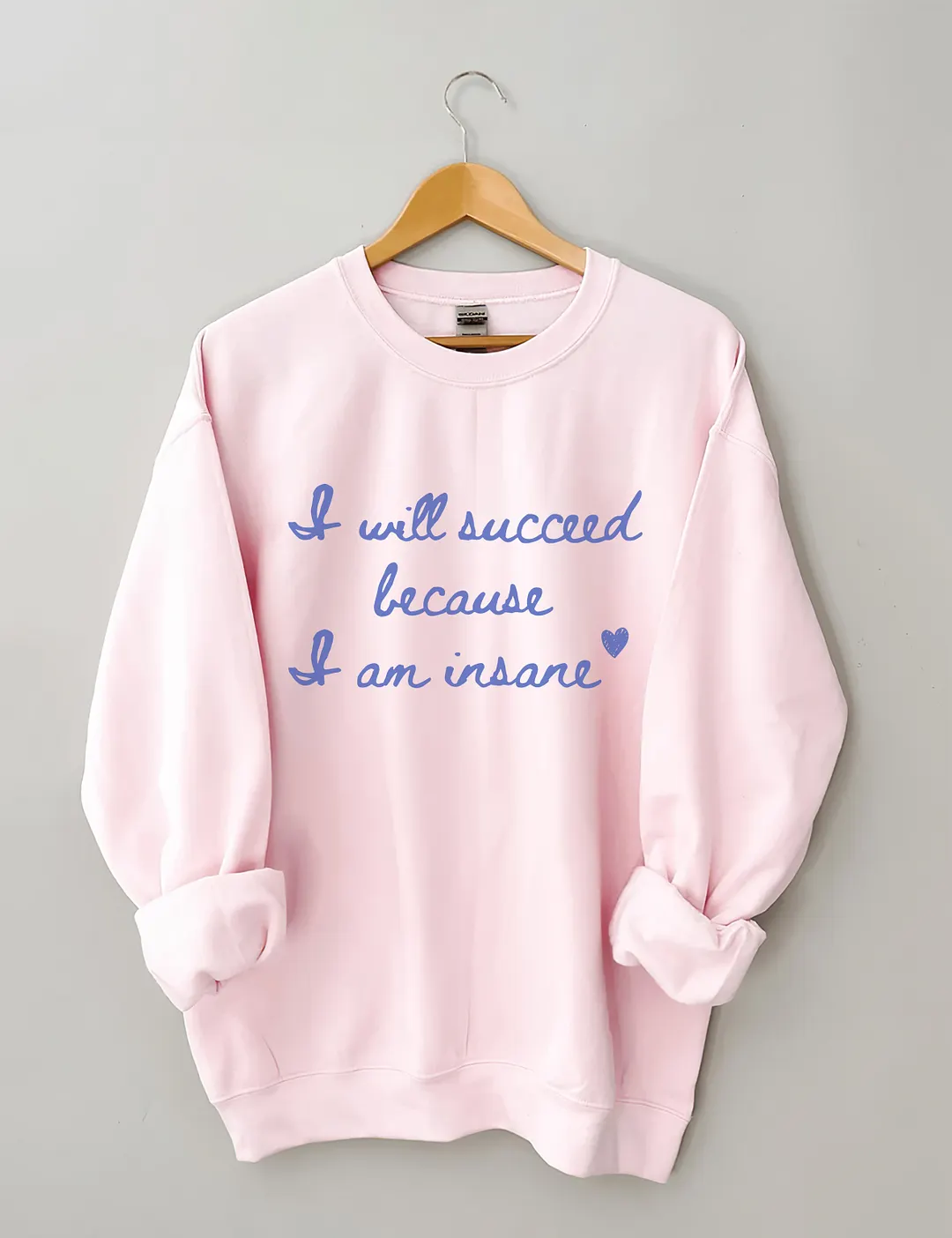 I Will Succeed Because I Am Insane Sweatshirt