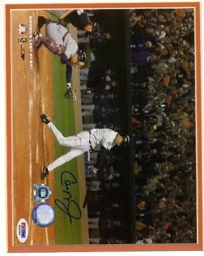 Cal Ripken Jr Signed Psa/dna Matted 8x10 Autograph