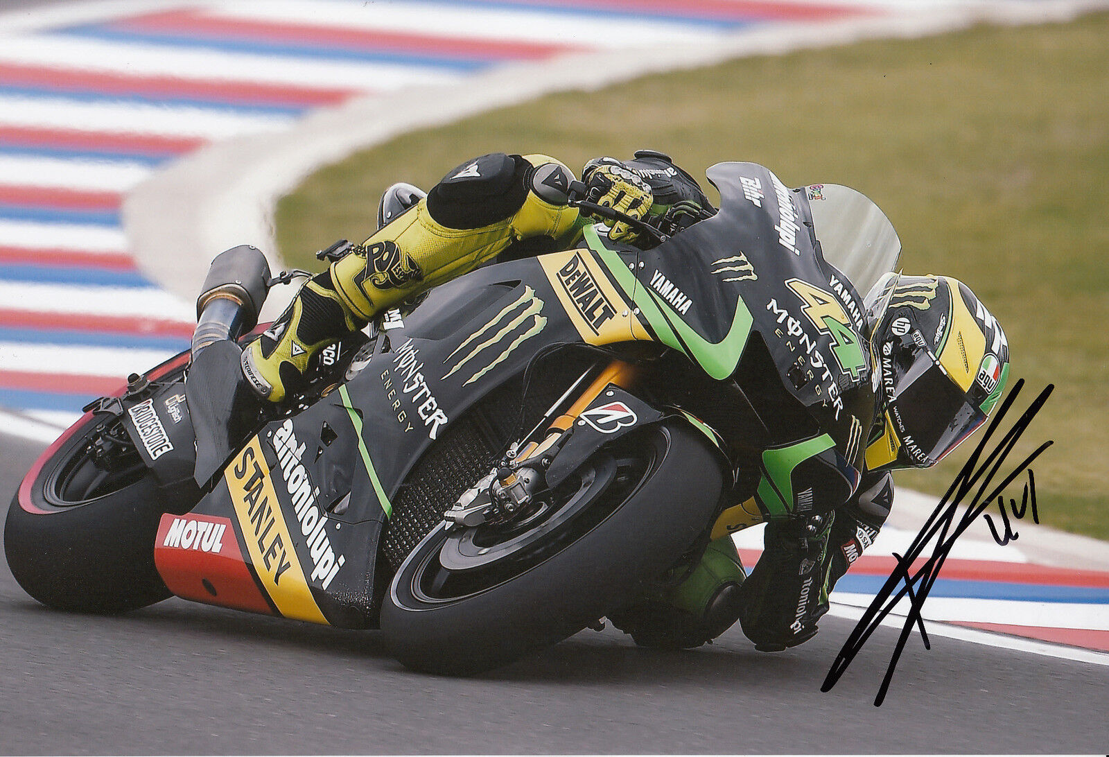 Pol Espargaro Hand Signed Monster Yamaha Tech 3 12x8 Photo Poster painting 2014 MotoGP 7.