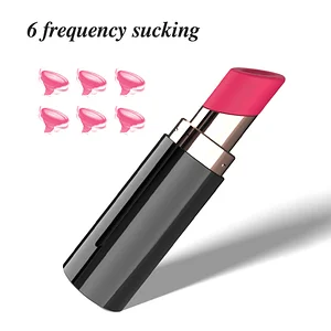 Leyte Women's Sucking Sex Products Lipstick Jumping Egg Stimulates The Clitoris G-spot Tongue Licks And Sucks Seconds Fashion Adult Products