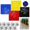 [US Local Warehouse] Concrete Texturing Skin 24x24in Concrete Stamps Mats Set 5 PCS Polyurethane Stamp Stone Tile Texture Mat for Walls/Floors