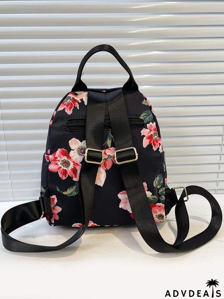 Floral Print Classic Backpack