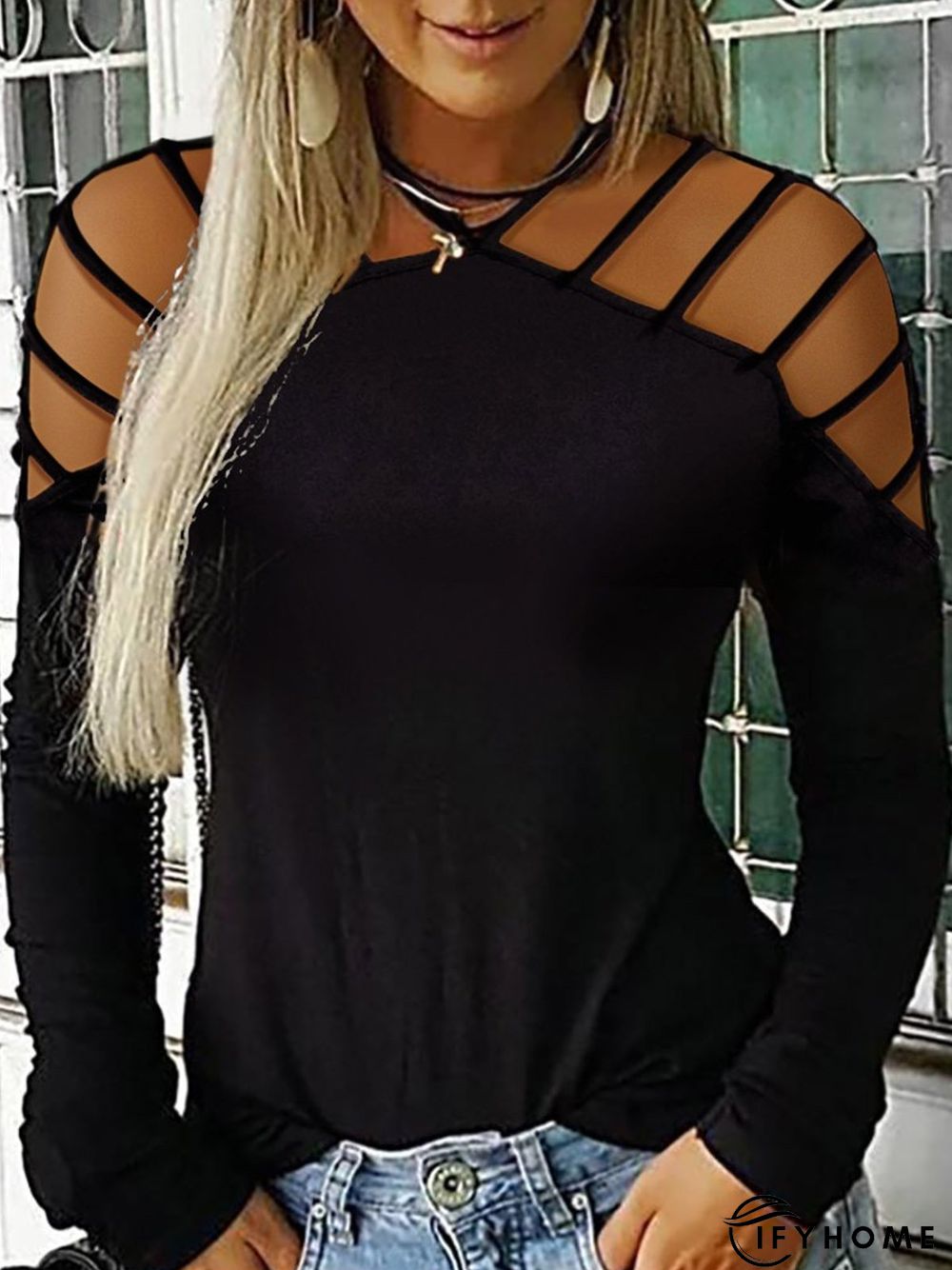 Casual Hollow Out Top | IFYHOME