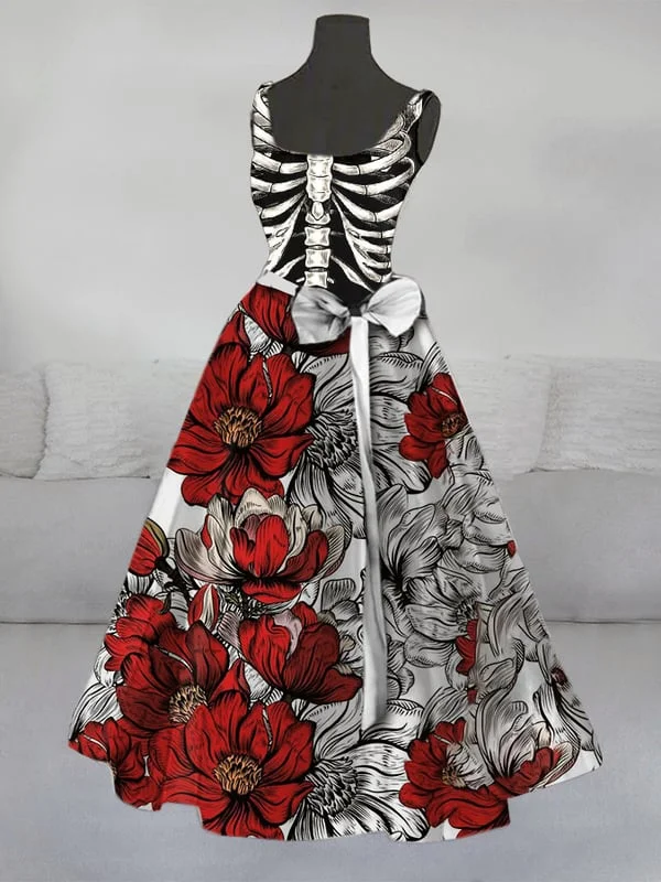 Women's Halloween Print Dress socialshop